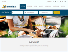 Tablet Screenshot of imenik.rs